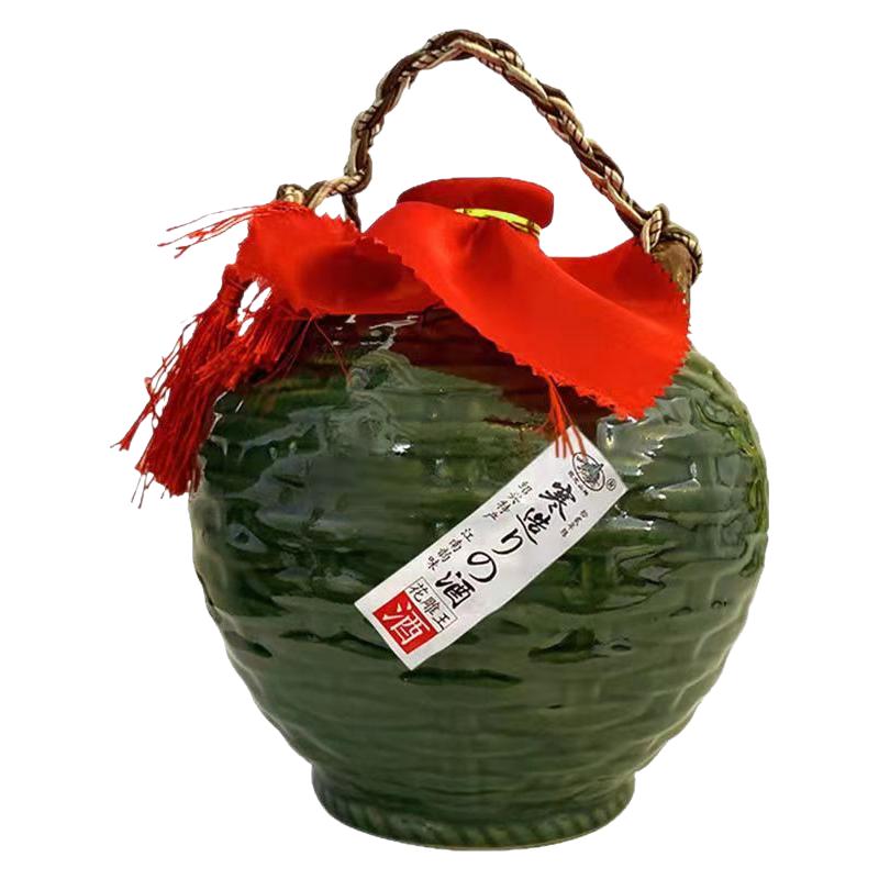 抱龙山黄酒十二年陈花雕王半甜清爽型泡阿胶黑枣花雕1.5L绍兴特产