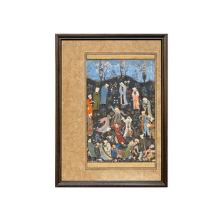 波斯细密画阿拉伯伊朗印度土耳其风情餐厅装饰画卧室玄关书房画