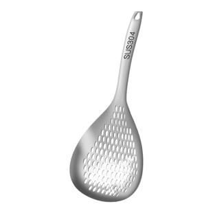 304不锈钢捞面漏勺短柄厨房火锅汤勺漏勺捞饺子大号焯水过滤网勺