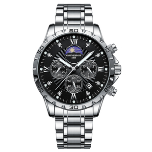 2025新款瑞士手表男款机械表全自动多功能防水男士礼盒高级感石英