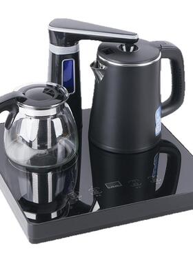 全自动上水烧水壶智能防烫电热壶自动抽水茶桌镶入式家用一体泡茶