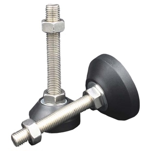 尼龙调节脚m8 m12 m16 m20 脚杯304 201固定不锈钢蹄脚 地脚