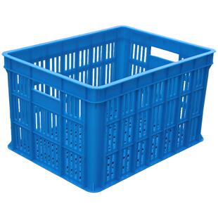 加厚大塑料筐周转箱长方形快递框收纳框子大号筐子特大箱子胶框匡