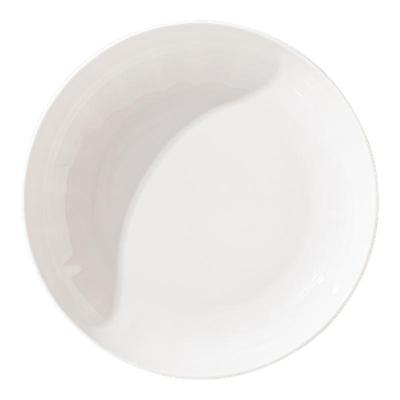 顺祥陶瓷纯白盘子家用菜盘鱼盘特别好看的高级高颜值餐盘简约餐具