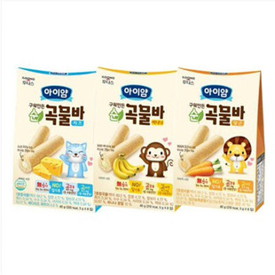 满158元包邮买2件打折零食 ildong谷物饼干 杂粮谷物棒