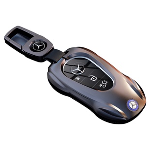 适用2025款奔驰E300L钥匙套GLC300L C260L壳C200车扣gle350男S400