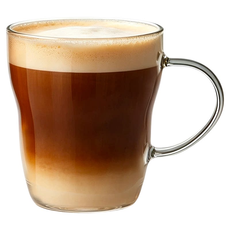 霜山高硼硅玻璃水杯咖啡冲泡杯耐热可微波牛奶杯带把手透明马克杯