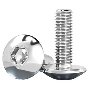 304不锈钢大伞头内六角螺丝大扁头螺钉蘑菇头圆头螺栓M3M4M5M6M8m