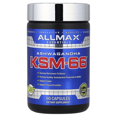 ALLMAX南非醉茄素食胶囊KSM-66活力守护健康好孕