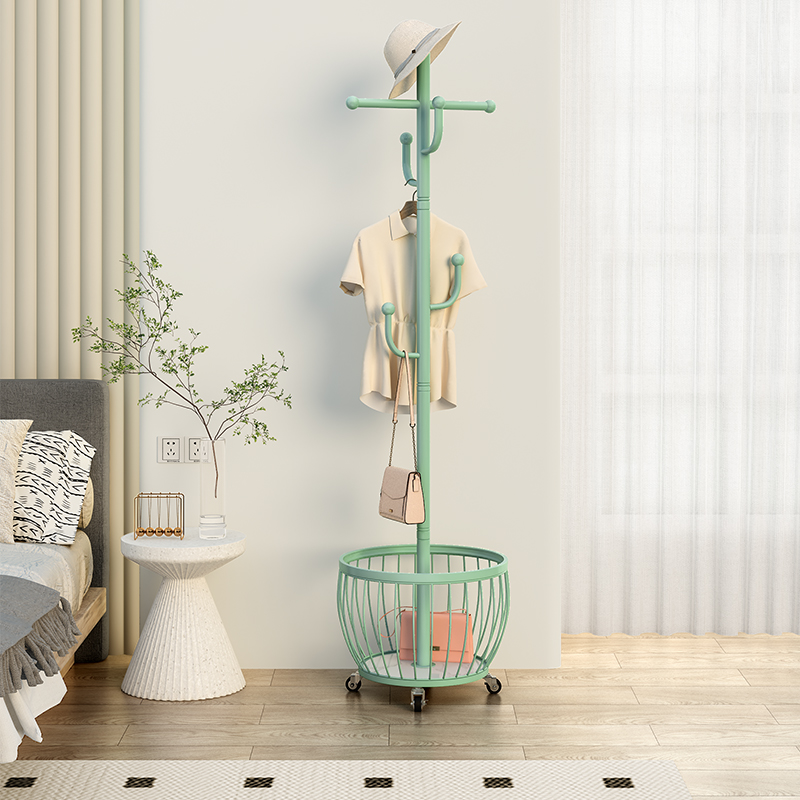 衣帽架落地卧室挂衣架简约现代立式网红衣服架子家用客厅不占空间