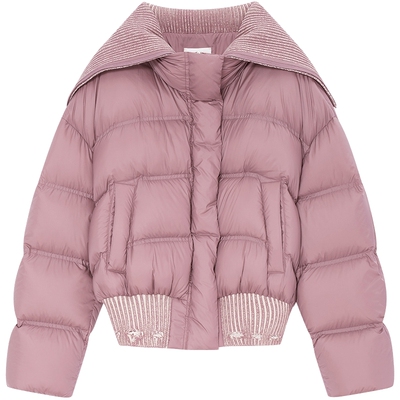 JuicyCouture橘滋翻领羽绒服