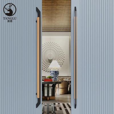 现代钢化玻璃门拉手不锈钢包厢宴会厅双开木门门把手酒店大门拉手