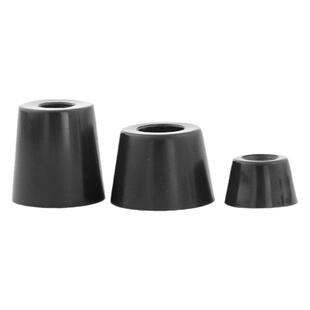 环保橡胶脚垫家具桌椅防滑减震垫脚锥形带垫片仪器机箱增高机脚