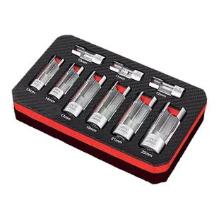 开口油管拆卸套筒开槽含氧传感器扳手柴油喷油管六角适配中飞大飞