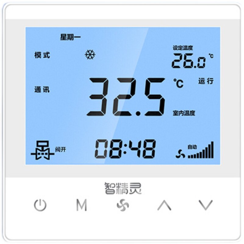 智能开关面板WIFI新风系统控制器手机远程控制RS485/PM2.5/CO2