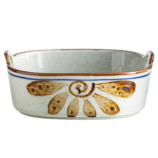 耐高温双耳烤碗可进烤箱碗芝士沙拉碗烘焙碗家用创意陶瓷饭碗面碗