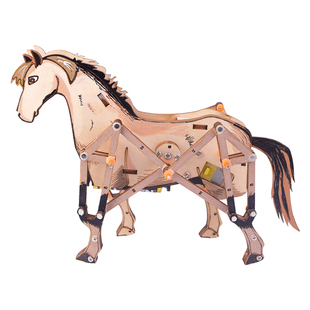 儿童科技作品机械马小学生科学小制作小发明马年DIY手工模型材料