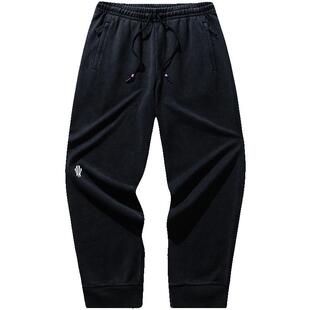 安踏凯里·欧文系列丨美式运动长裤男纯棉耐磨黑色裤子172441303