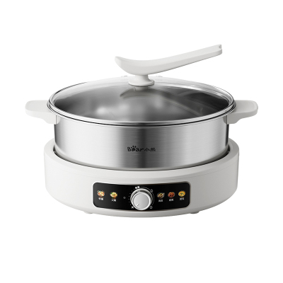 【0涂层】0异味分体不锈钢电火锅