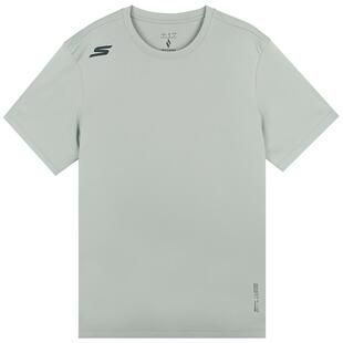 斯凯奇冰丝短袖男装夏季速干衣薄款半袖t恤半袖宽松跑步运动上衣