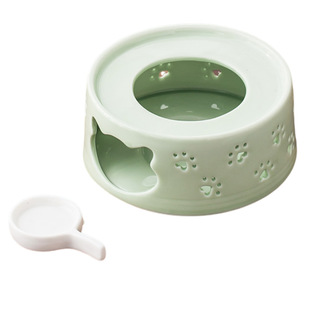 暖茶温茶炉花茶壶蜡烛煮茶炉陶瓷底座加热炉酒店餐厅侧把壶煮茶器