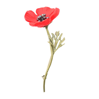 michaud虞美人高档设计固定胸花