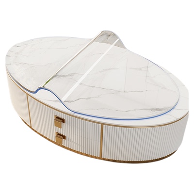 加厚椭圆形茶几垫桌垫子客厅轻奢