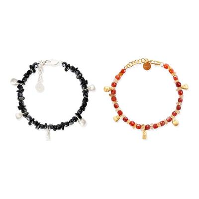 OINICIO本命年玛瑙圣诞情侣手链