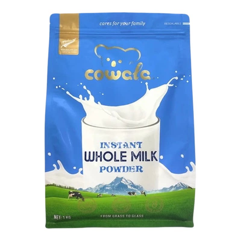 cowala新西兰原装进口咔哇熊全脂速溶高钙儿童成人营养奶粉1kg