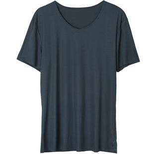 安莉芳旗下IVU2025年春秋款莫代尔抗菌短袖T恤情侣家居服UD00091