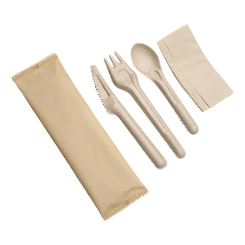 盛荣雅餐具四件套可降解