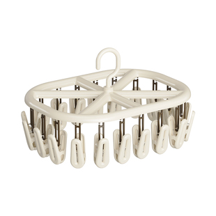 袜子晾晒架多夹子内衣内裤晾衣架婴儿衣架阳台带夹收纳晒袜子神器