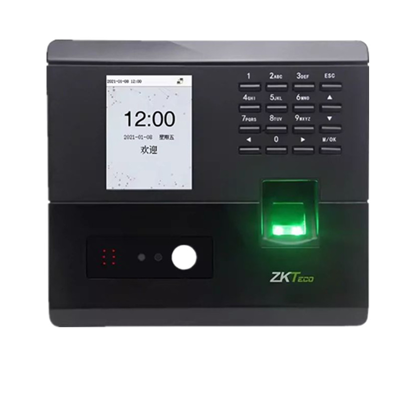 ZKTeco熵基nFace102-S人脸考勤机指纹密码网络U盘报表 中控考勤机