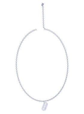 XYRAY 刀片纯银项链高级感轻奢小众简约锁骨链原创设计2025项链