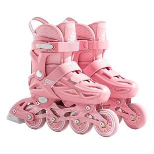 匹克溜冰鞋女童轮滑鞋儿童初学者全套装直排轮滑冰旱冰鞋专业品牌