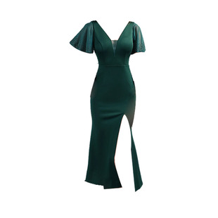 晚礼服女小个子宴会气质女神范名媛高级感高端鱼尾连衣裙平时可穿