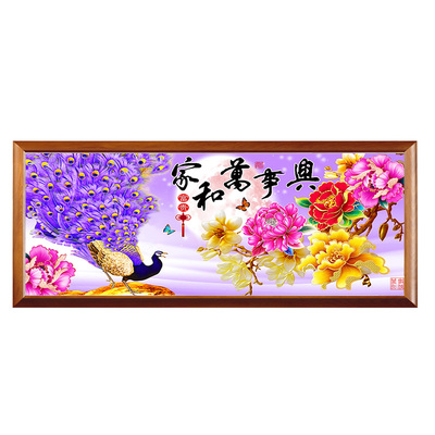 5d异形钻石画满客厅十字绣