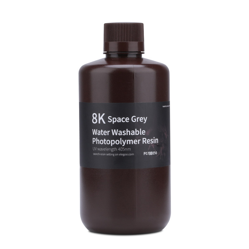ELEGOO/爱乐酷光固化3D打印机耗材LCD通用405nm波长 光敏树脂8K刚性树脂高精度3d打印机配件