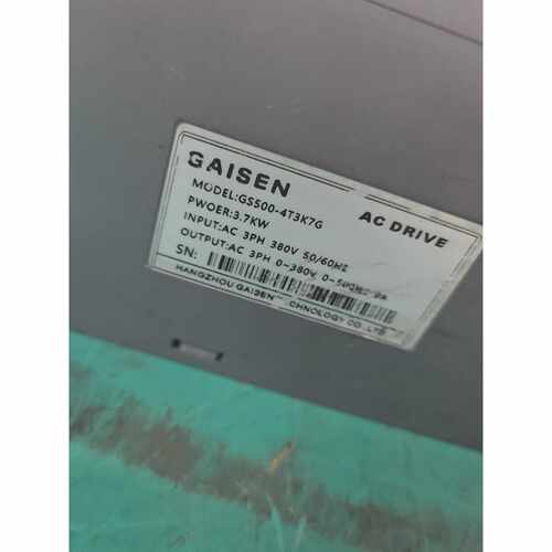 议价杭州改森变频器3.7KWGS5004T3K7G成色看看维修