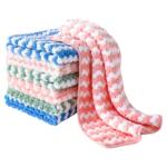 不沾油抹布吸水洗碗布厨房专用不易掉毛毛巾加厚擦桌子懒人百洁布