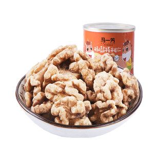 马一芳椒盐咸核桃仁薄皮新货琥珀蜂蜜芝麻甜小包装罐头坚果小零食