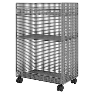 桌下置物架带轮移动小推车教室书桌旁多层书本收纳架学生落地书架