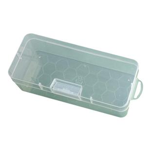 长方形塑料盒子透明文具收纳盒PP文具手机工具盒零件盒包装配件盒