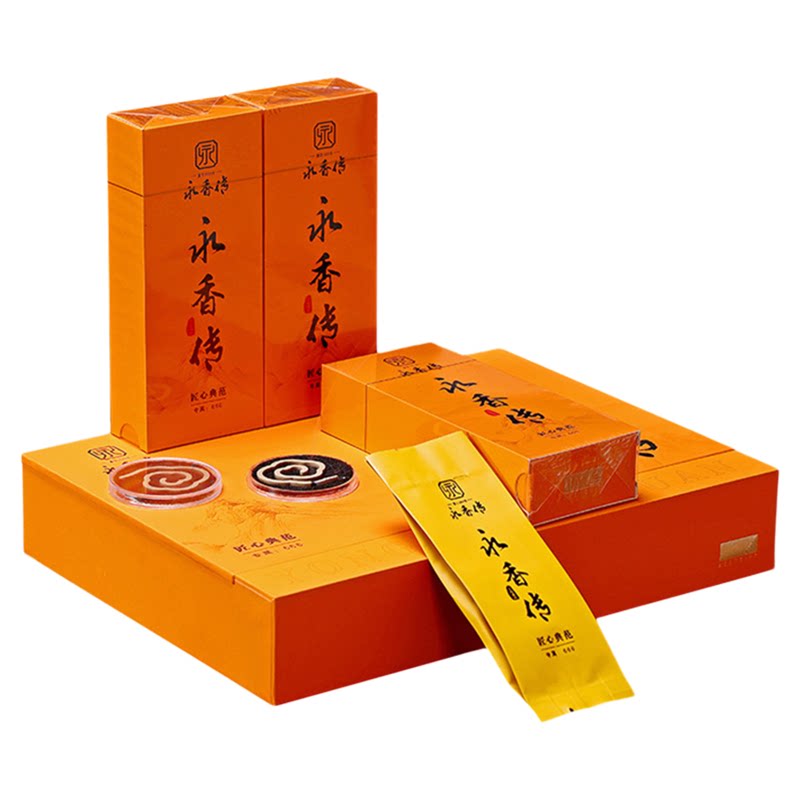 永香传芽庄沉香无粘粉盘香礼盒
