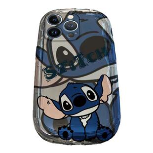 适用于苹果14ProMax手机壳iPhone14全新肥皂壳14plus可爱史迪仔14pro防摔14promax镜头全包14情侣ip14保护套