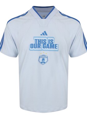 adidas阿迪达斯2026夏季新品男大童运动休闲舒适短袖上衣 KG7829