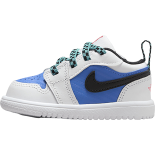 Nike耐克运动鞋幼童Jordan 1 Low易穿脱柔软缓震耐磨休闲鞋FQ8710
