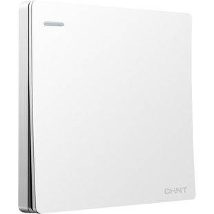 正泰开关插座家用暗装86墙壁开关一开五孔三孔面板多孔奶油风6C白