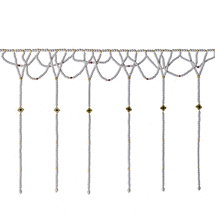 绛尾儿 东宫 敦煌风腰链 古风珍珠流苏唐风汉服配饰 百搭饰品腰带