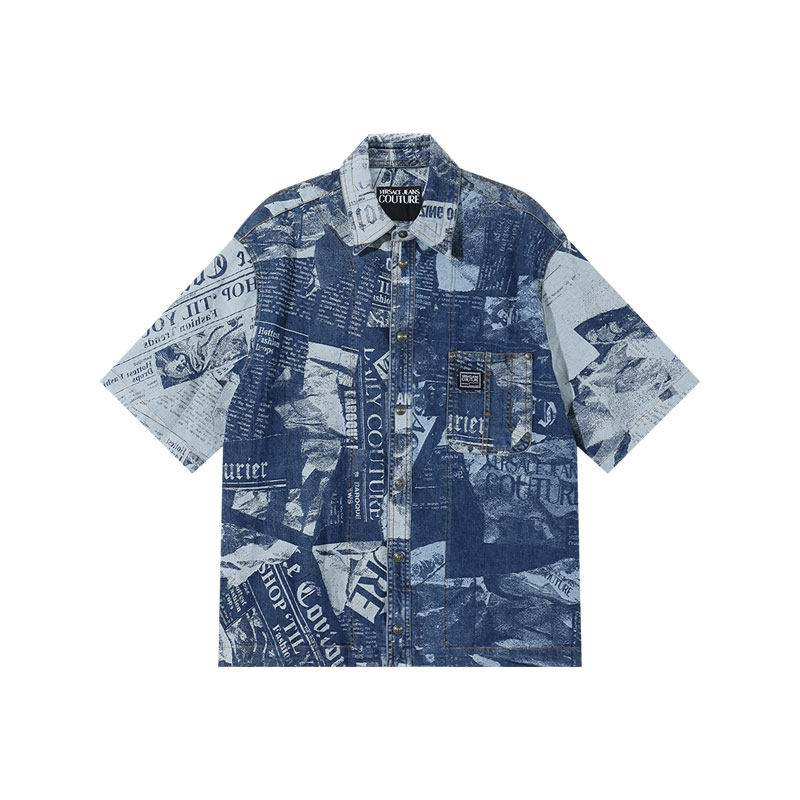 VersaceJeansCouture牛仔衬衫